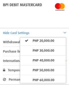 Increase your BPI Withdrawal Limit Up to Php 100,000.